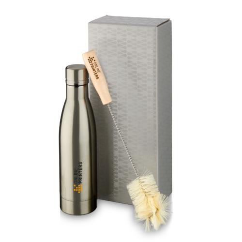 Vacuüm geïsoleerde drinkfles Vasa met borstelset 5