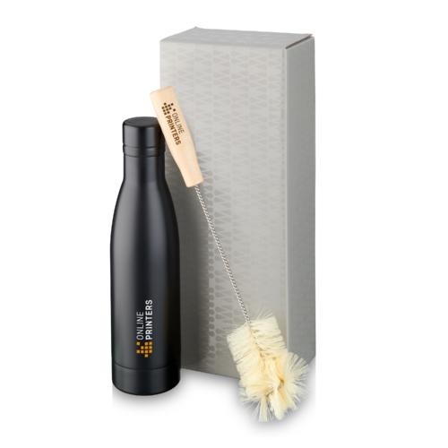 Vacuüm geïsoleerde drinkfles Vasa met borstelset 2