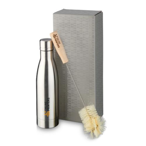 Vacuüm geïsoleerde drinkfles Vasa met borstelset 3