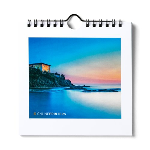 Muurkalender met wire-o binding, 40 x 40 cm, 4/4-kleurig 3