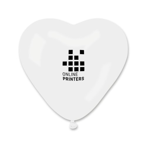 Hartvormige ballonnen, enkelzijdig bedrukt, ø 30 cm 1