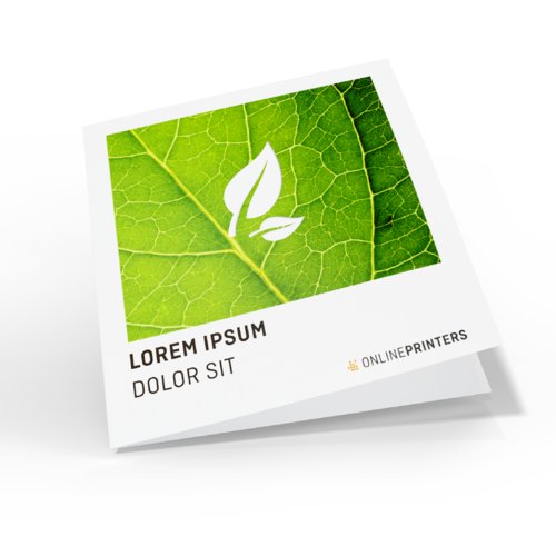 Folders staand formaat, A5-vierkant 1