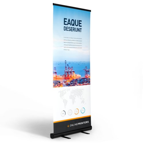 Roll-up banner, standaard, 100 x 200 cm 3