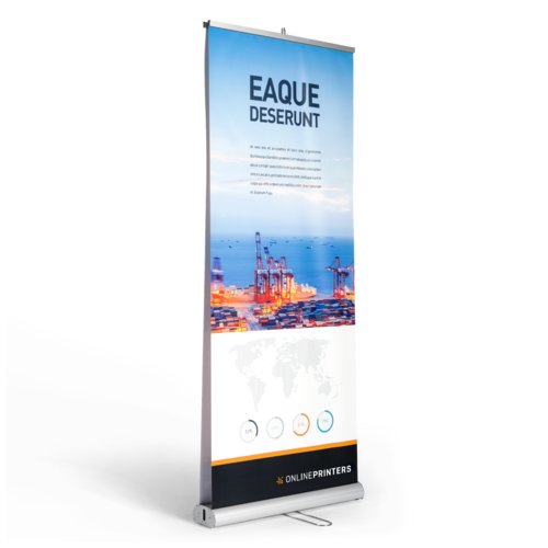 Roll-up banner, dubbelzijdig, 85 x 200 cm 1