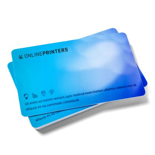 Plastic kaarten met magneetstrip, 8,6 x 5,4 cm, dubbelzijdig bedrukt 2