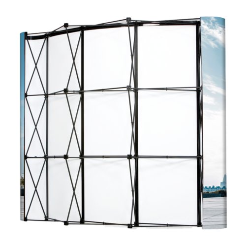 Pop-up-display incl. druk, recht, 354,4 x 224 cm 2