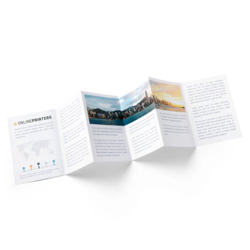 Folders staand formaat met UV-lak, DVD-boekje 8