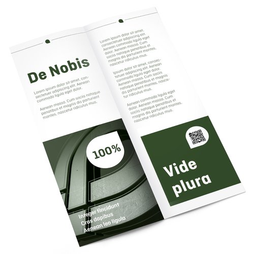 Brochures geniet, staand formaat, DL speciaal 2