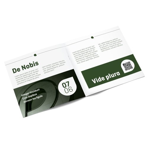 Gelijmde brochures, A3-vierkant 2