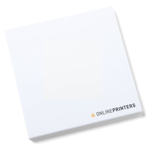 Vierkante, gelijmde plaknotities.