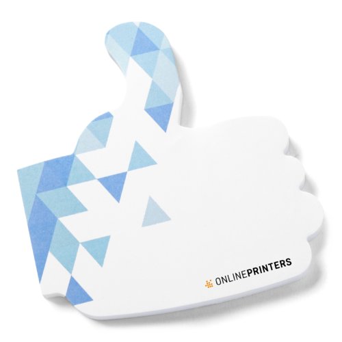 Witte duimvormige plaknotities om notities op te schrijven.