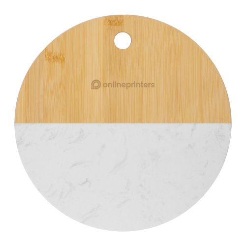 Houten snijplank met ophanglus.