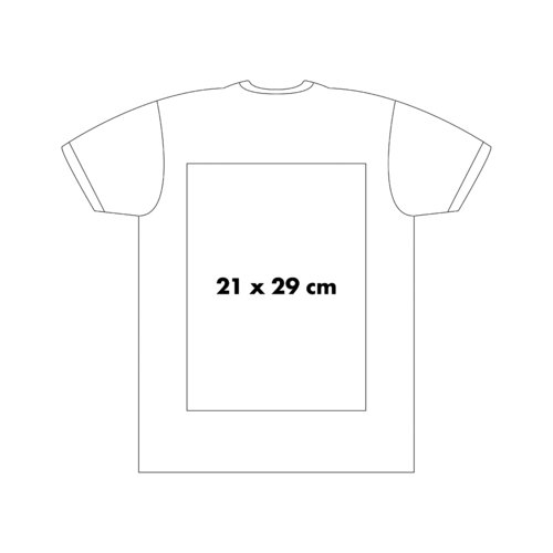 Katoenen T-shirt met korte mouwen en ronde hals.