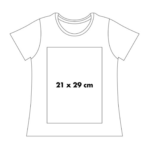 Katoenen T-shirt met korte mouwen, unisex pasvorm.