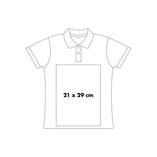 Katoenen poloshirt met korte knoopsluiting.