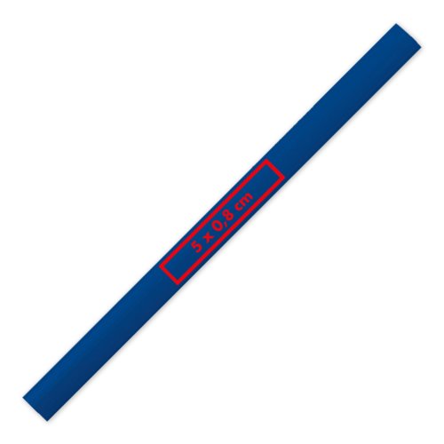Blauw houten timmermanspotlood.