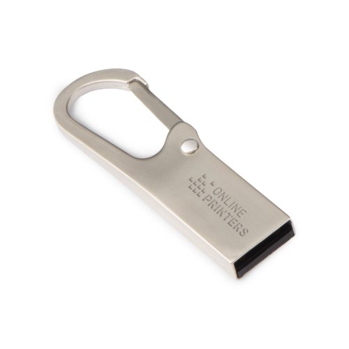 Metalen USB-stick met karabijnhaak Ragusa 1