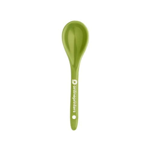 Groene keramische lepel.