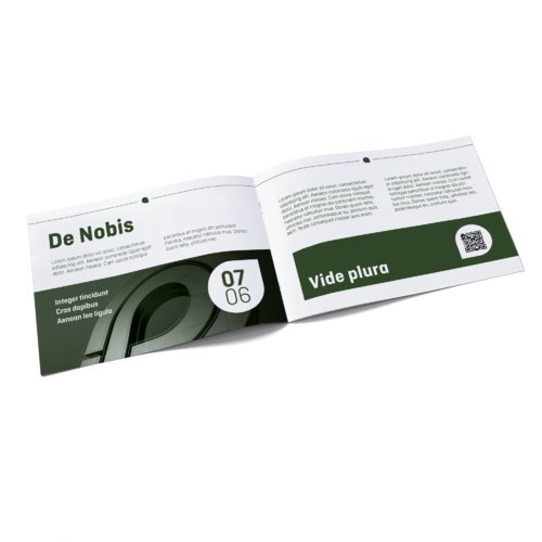 Brochures geniet liggend formaat, A5 2