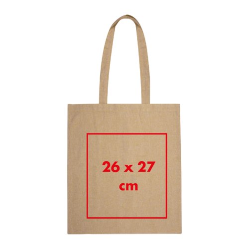 Gerecyclede katoenen tas met draaghengsels.