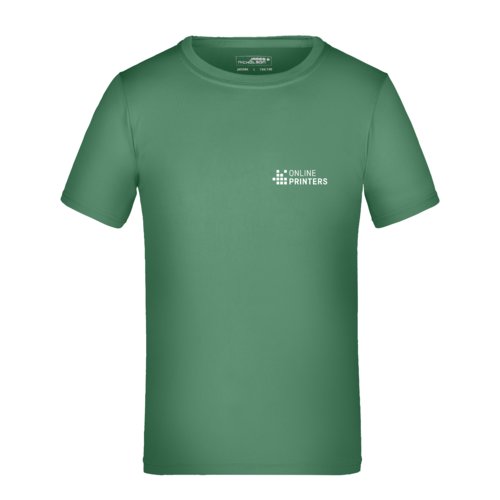 Groen sportief T-shirt voor kinderen.
