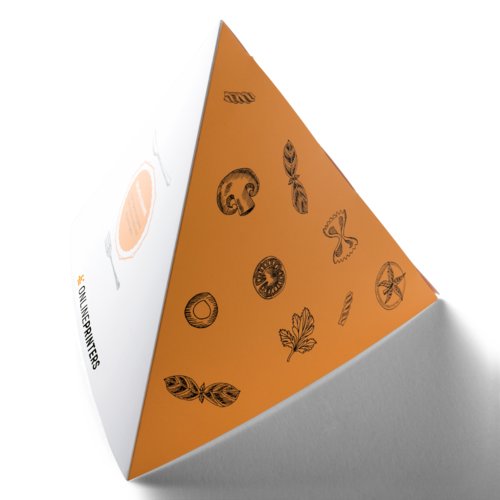 Papieren piramide, driezijdig.
