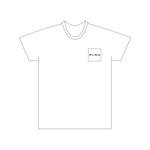 Helder katoenen T-shirt voor jongens met korte mouwen.