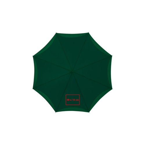 Groene opvouwbare paraplu met hoes.