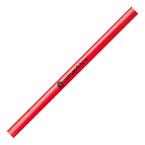 Rood houten timmermanspotlood.