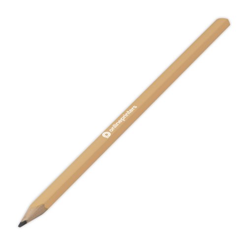 Beige houten timmermanspotlood.