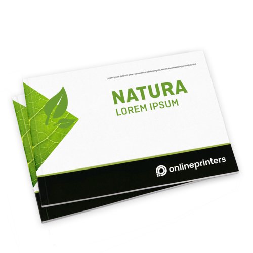 Catalogi gelijmd eco-/natuurpapier, liggend formaat, A6 2