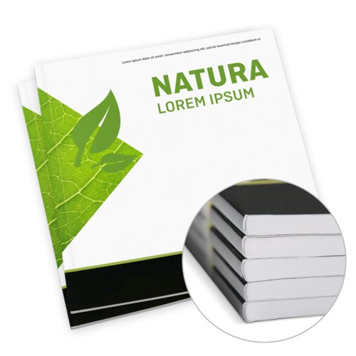 Catalogi gelijmd, eco-/natuurpapier, vierkant, A3-vierkant 3