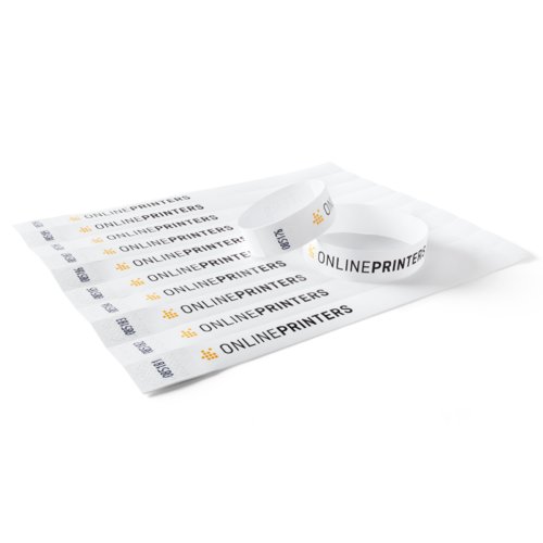 Entreebandjes van Tyvek®, 4/0 1