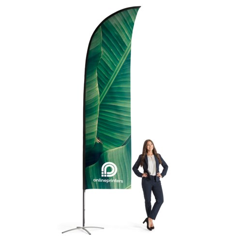 Wingflag systeem incl. druk, 90 x 454 cm 1