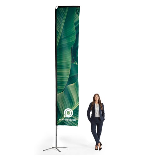 Squareflag incl. druk, 89 x 448 cm 1