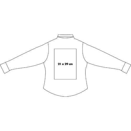 Katoenen blouse met lange mouwen en knoopsluiting.