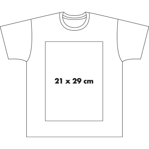 Katoenen T-shirt voor heren met ronde hals en korte mouwen.