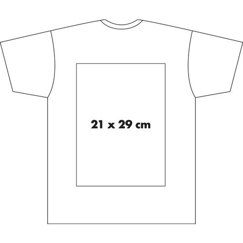 Katoenen T-shirt voor heren met korte mouwen.