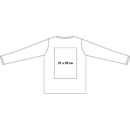 Katoenen shirt met lange mouwen voor heren.