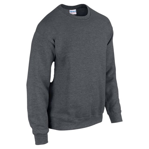 Gevlekt grijs gemengd katoenen sweatshirt voor heren.