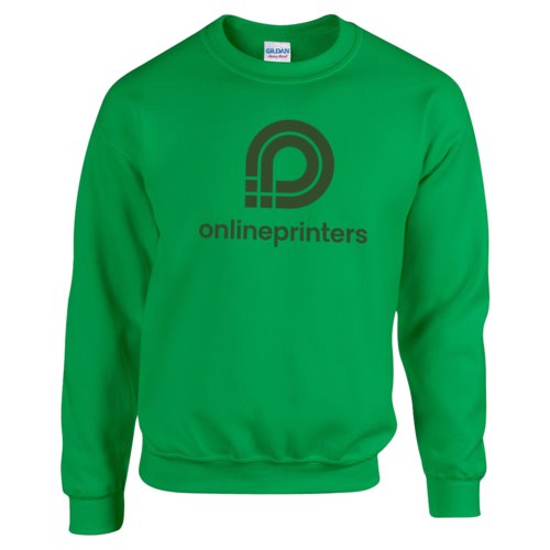 Groen gemêleerd sweatshirt voor heren.