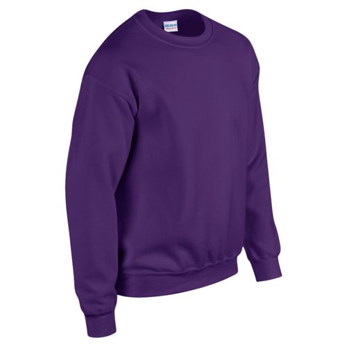 Paarse sweater van katoenmix voor heren.
