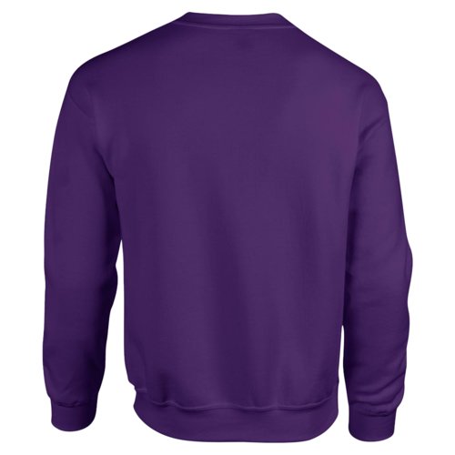 Paarse sweater van katoenmix voor heren.