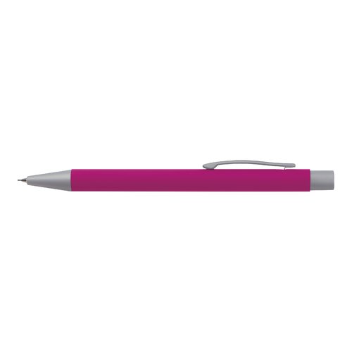Roze schrijfset inclusief balpen en potlood.