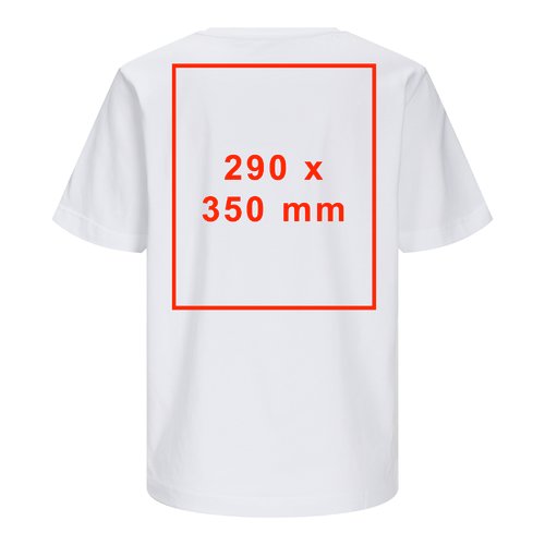 Wit dames T-shirt van premium materiaal met korte mouwen.