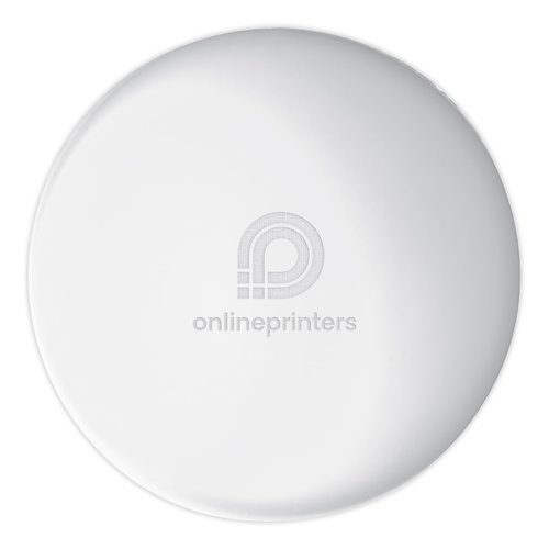 Witte schuim anti-stress bal om in te knijpen.