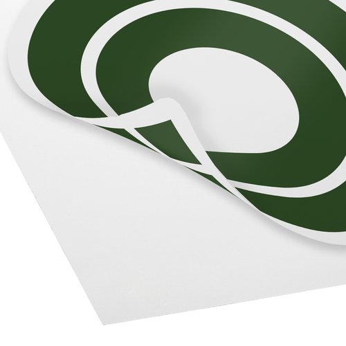 Contourgesneden sticker.