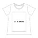 Katoenen T-shirt met korte mouwen, unisex pasvorm.