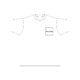 Wit katoenen T-shirt met korte mouwen.