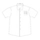 Shirt met korte mouwen, knoopsluiting en kraag.
